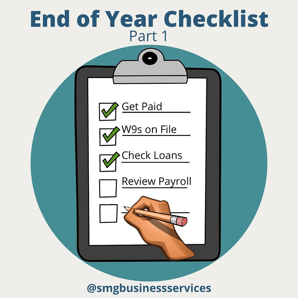 End of Year Checklist, Part 1